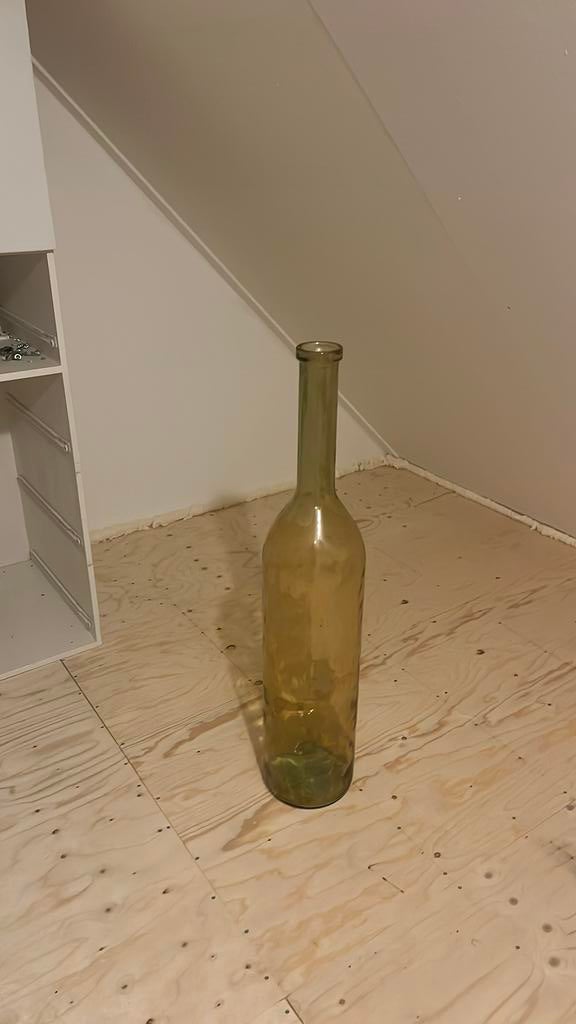 Gele vaas, Ophalen, Geel, 75 cm of meer, Glas