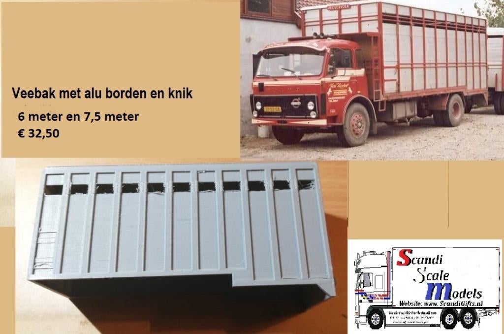 veebak schaal 1op 50, Ophalen of Verzenden, Nieuw, Bus of Vrachtwagen