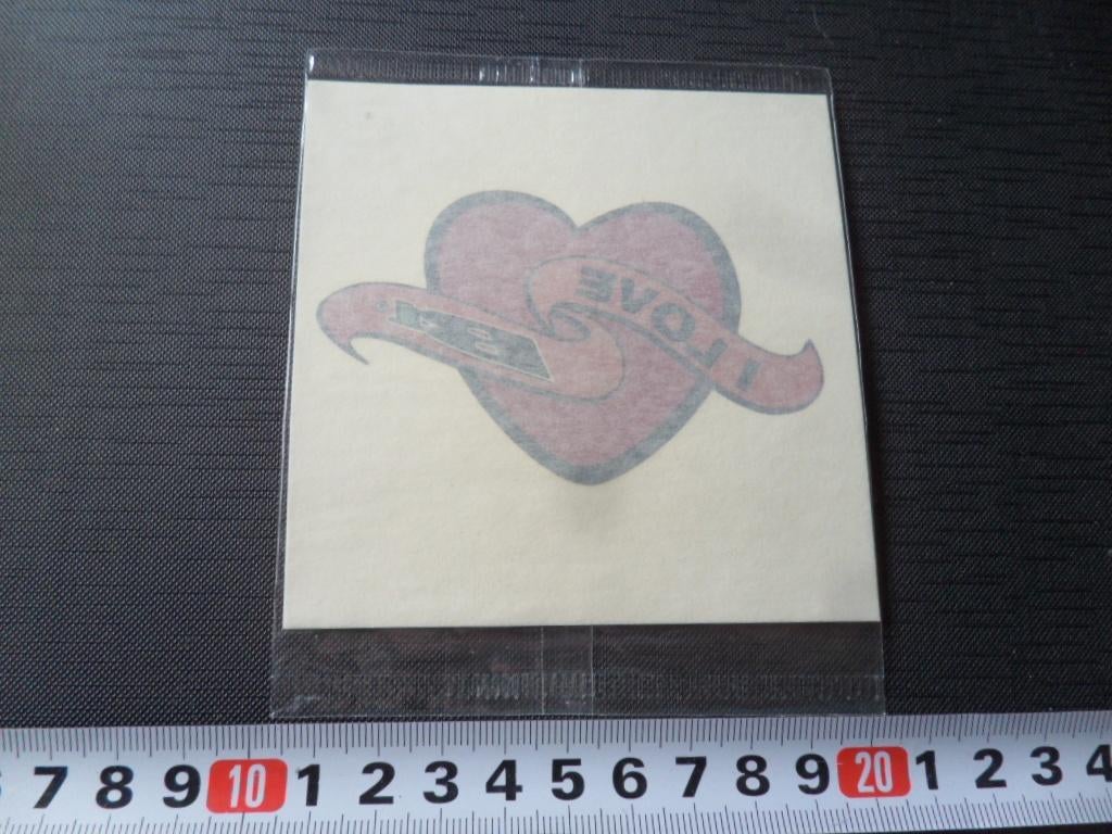 sticker 006 fiets huid tattoo I LOVE B1 be one bikes, Ophalen, Zo goed als nieuw