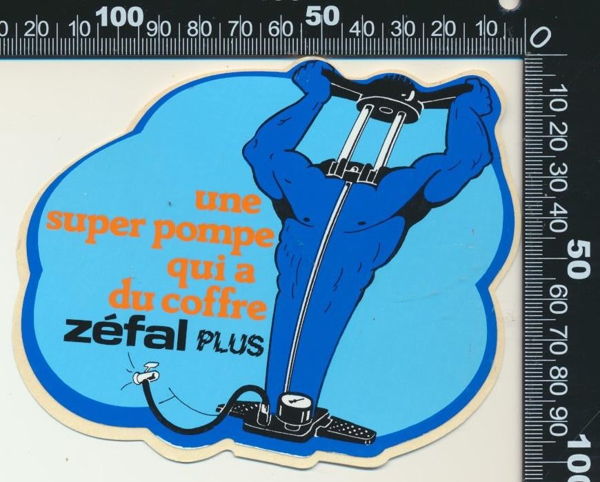 Sticker: Zefal Plus, Ophalen of Verzenden, Zo goed als nieuw, Bedrijf of Vereniging