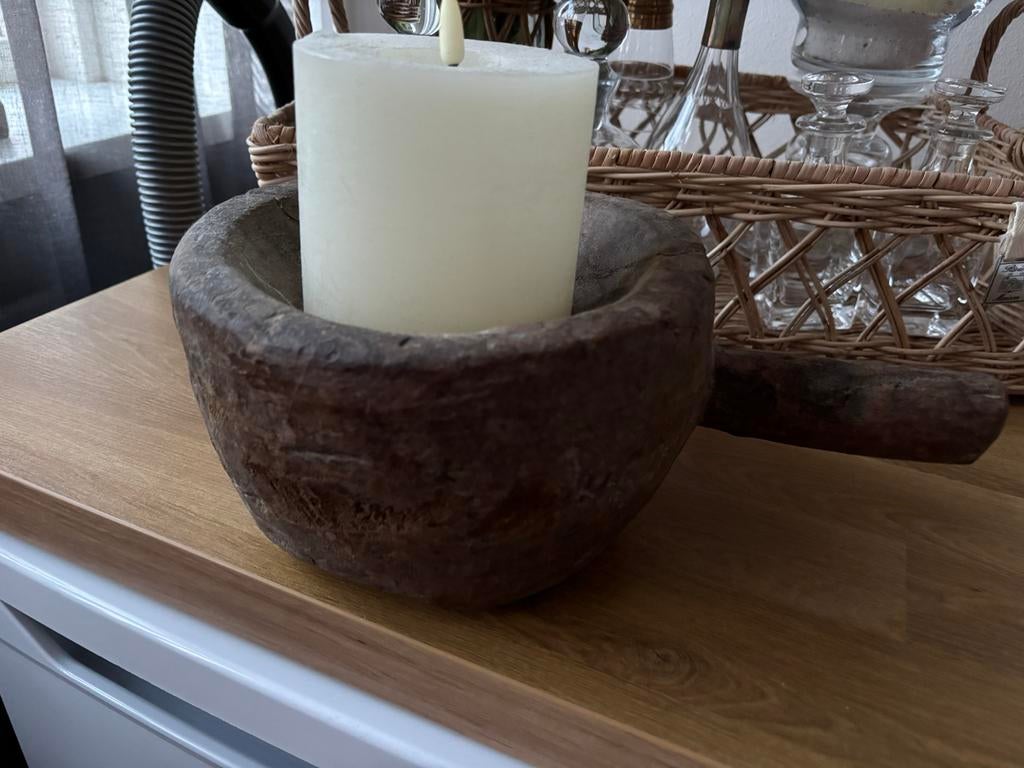 Zware vijzel, Ophalen of Verzenden, Zo goed als nieuw, Rechthoekig, Hout