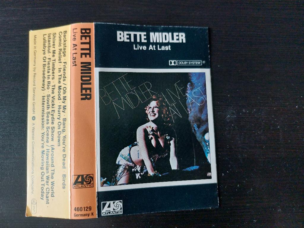 BETTE MIDLER - LIVE AT LAST (2-MC), Cd's en Dvd's, Gebruikt, 2 t/m 25 bandjes, Ophalen of Verzenden, Origineel