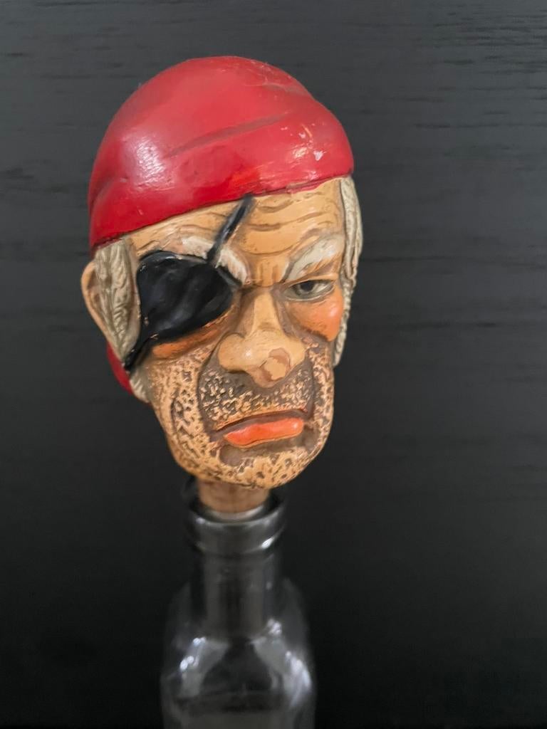 Flessenstop piratenhoofd, Ophalen of Verzenden, Gebruikt