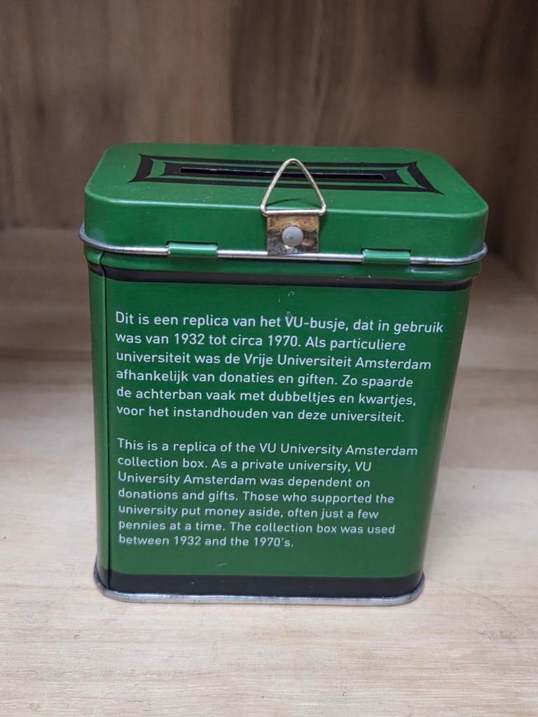 Verzamelaars VU Busje Collectebus, Verzamelen, Spaarpotten, Ophalen of Verzenden, Gebruikt, Overige thema's