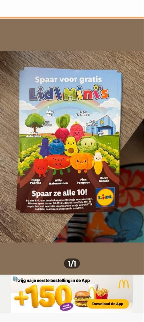 Lidl Mini's zegels sparen voor kleinkinderen, Verzamelen, Ophalen of Verzenden, Nieuw