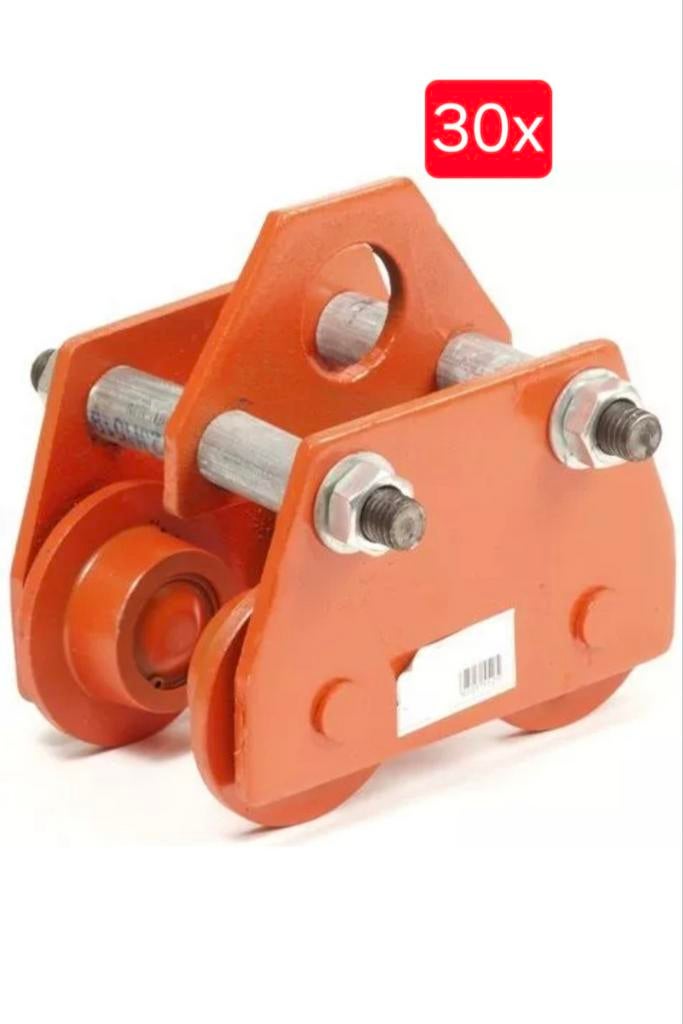 1 partij takel loopkatjes loopkat 1 ton, Doe-het-zelf en Verbouw, Lieren en Takels, Nieuw, Ophalen of Verzenden