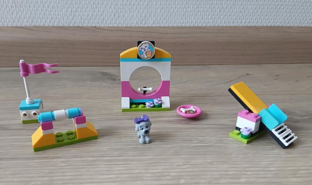 Lego friends 41303 puppy speeltuin, Ophalen of Verzenden, Gebruikt, Complete set, Lego