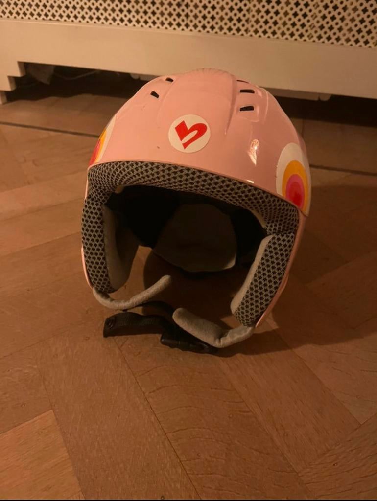 Mooie kinder skihelm van Boeri, kleur roze, maat XS, Sport en Fitness, Skiën en Langlaufen, Overige merken, Overige typen, Ophalen of Verzenden