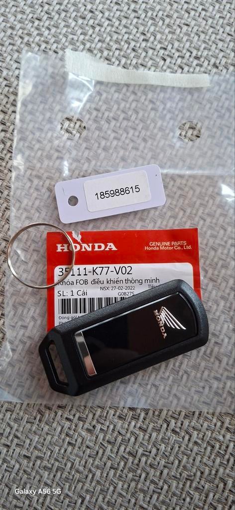 honda keyless sleutel leeg super cub c125, Ophalen of Verzenden, Nieuw