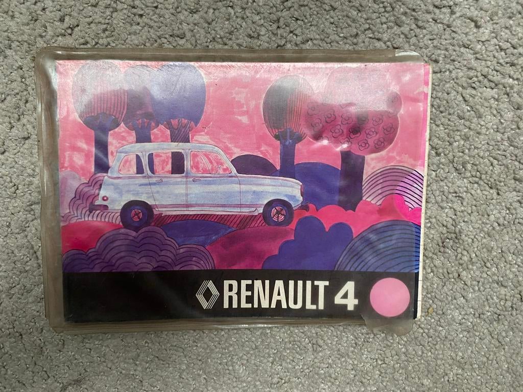 Renault 4 handleiding, Ophalen of Verzenden, Gelezen, Renault