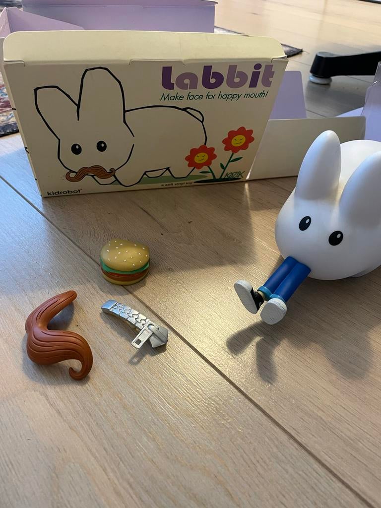 Kidrobot Labbit Frank Kozik - Make Face For Happy Mouth, Ophalen of Verzenden