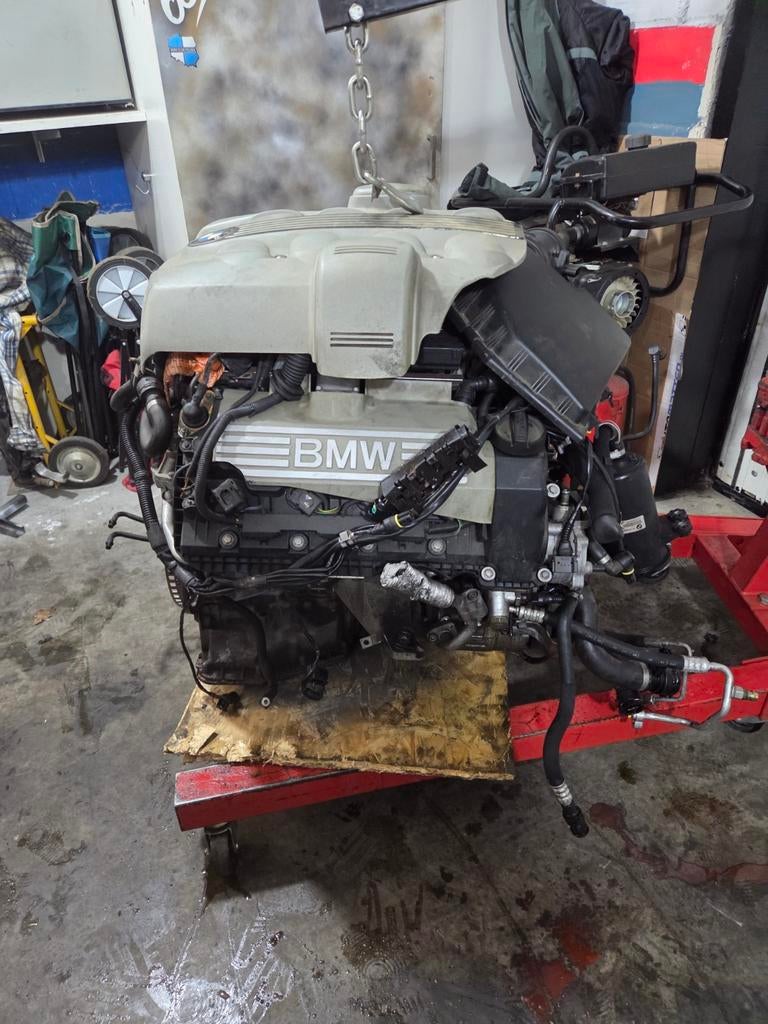 BMW 645i N62B44 Motor Compleet met Kabelboom & ECU, Verzenden, BMW