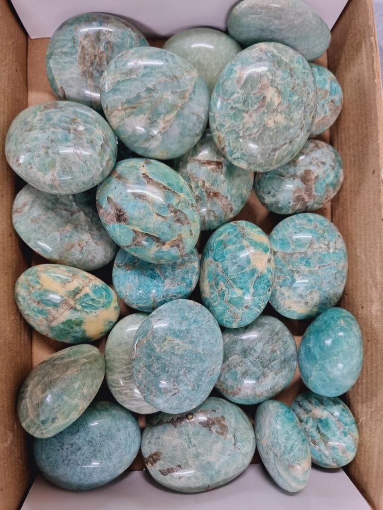 Handstenen van Amazoniet, per 2kg, Ophalen of Verzenden, Mineraal