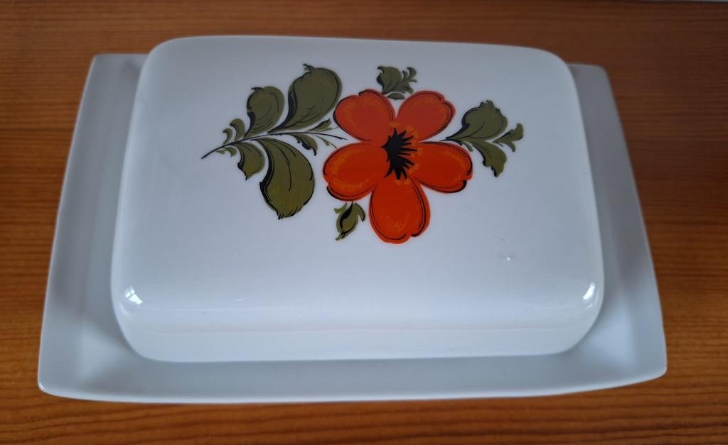 Vintage Arzberg botervloot, Overige typen, Ophalen of Verzenden, Zo goed als nieuw, Overige stijlen