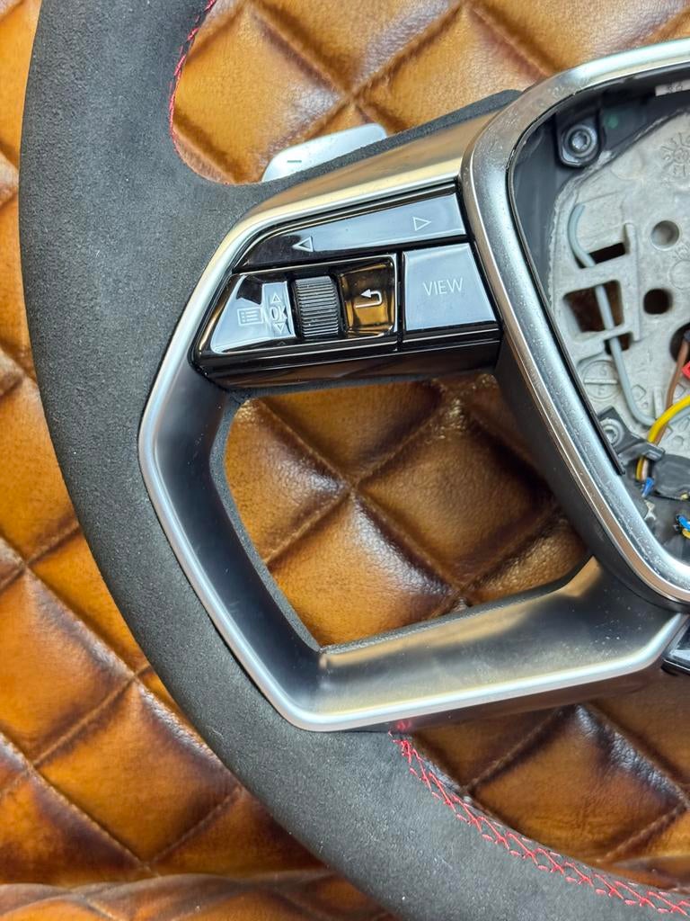 Stuurwiel Stuur Audi e-tron Alcantara NIEUW, Auto-onderdelen, Besturing, Nieuw, Audi, Ophalen of Verzenden