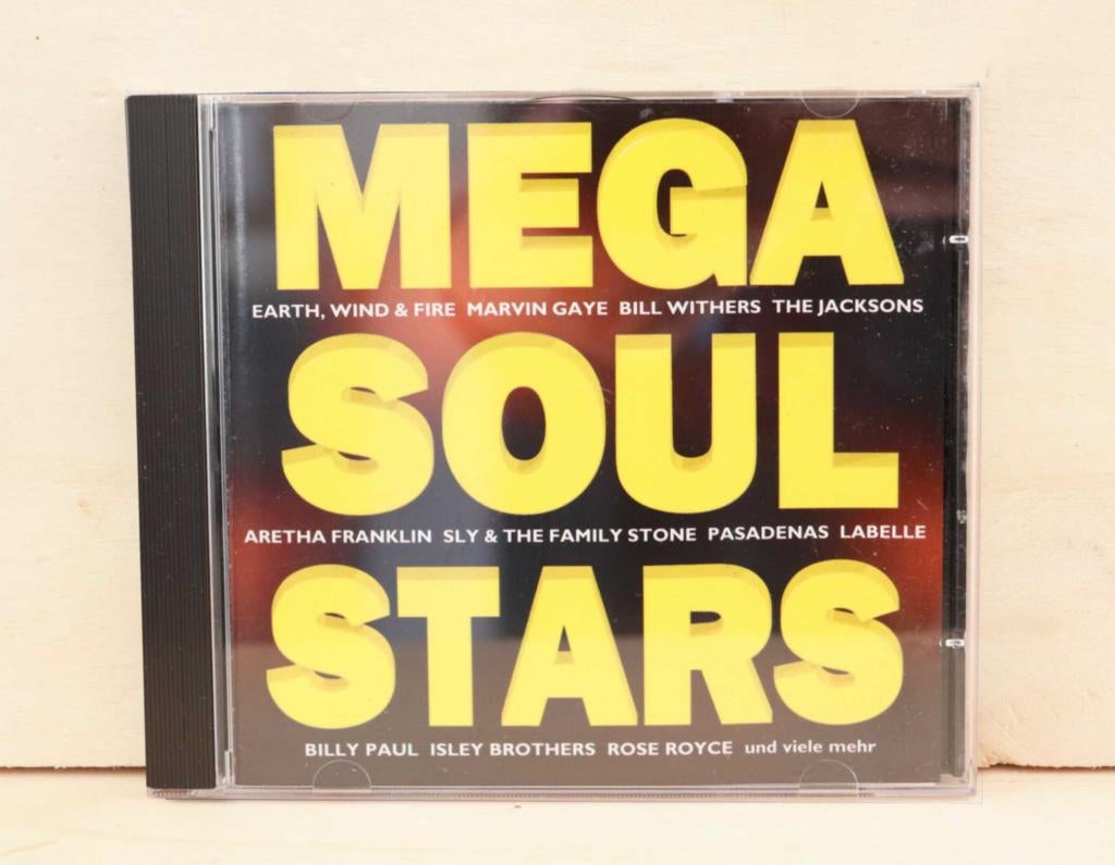 CD Various – Mega Soul Stars met o.a. Me And Mrs. Jones, Ophalen of Verzenden, Zo goed als nieuw, R&B en Soul