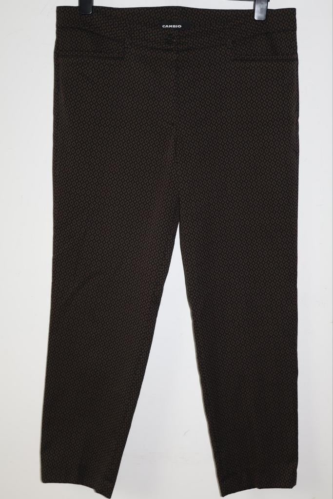 Cambio Renira Broek Maat 44 Bruin/Zwart, Cambio, Bruin, Zo goed als nieuw, Nederland