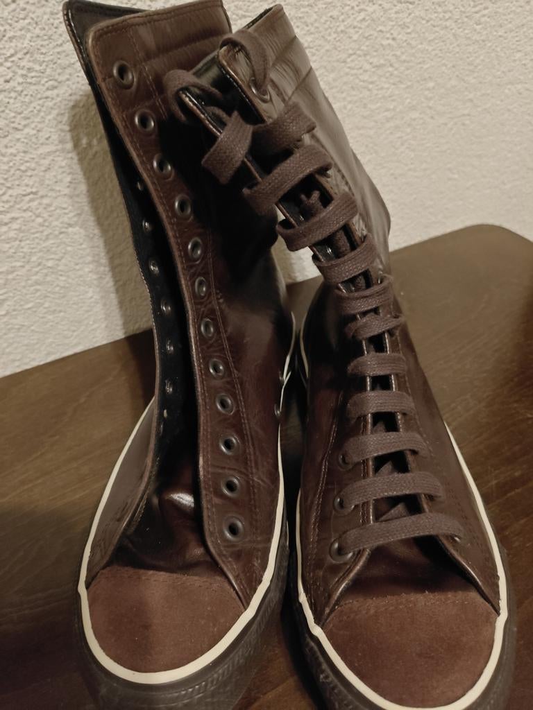 Convers All Stars laarsjes chocolade bruin maat 40, Kleding | Dames, Schoenen, Bruin, Lage of Enkellaarzen, Ophalen of Verzenden