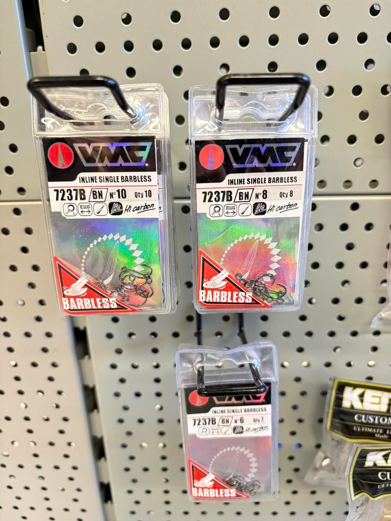 Partij VMC Inline Single Barbless Haken, Haak, Ophalen of Verzenden, Zo goed als nieuw, Vmc