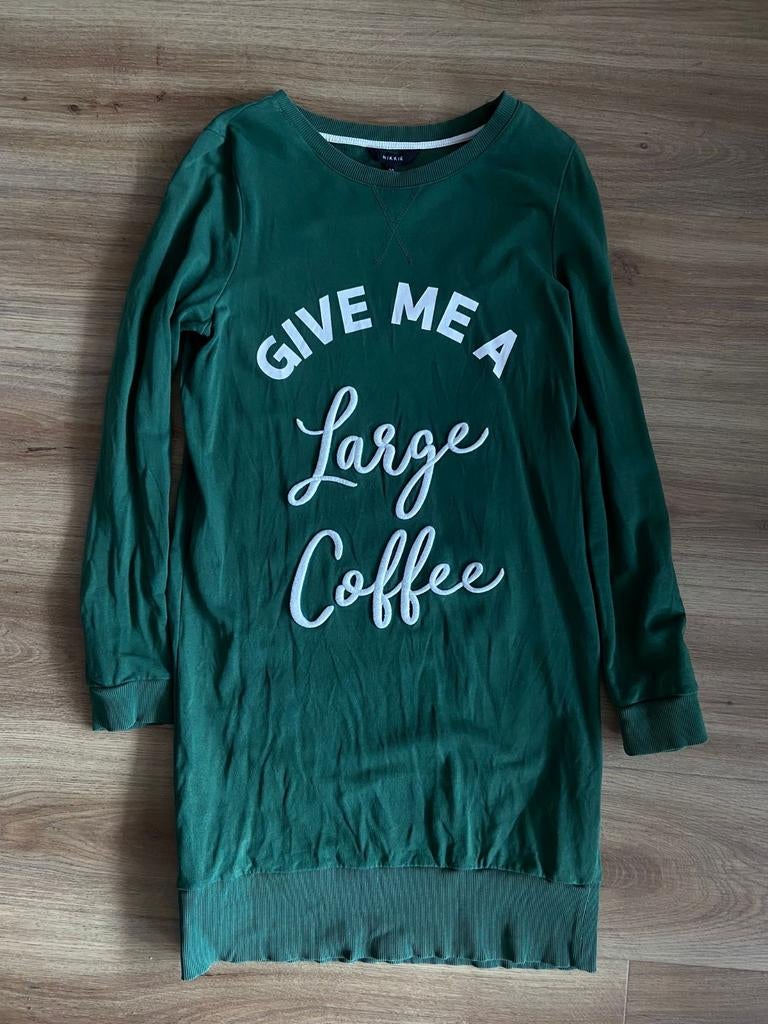 Groene Nikkie jurk maat 38, Ophalen of Verzenden, Gedragen, Maat 38/40 (M), Groen