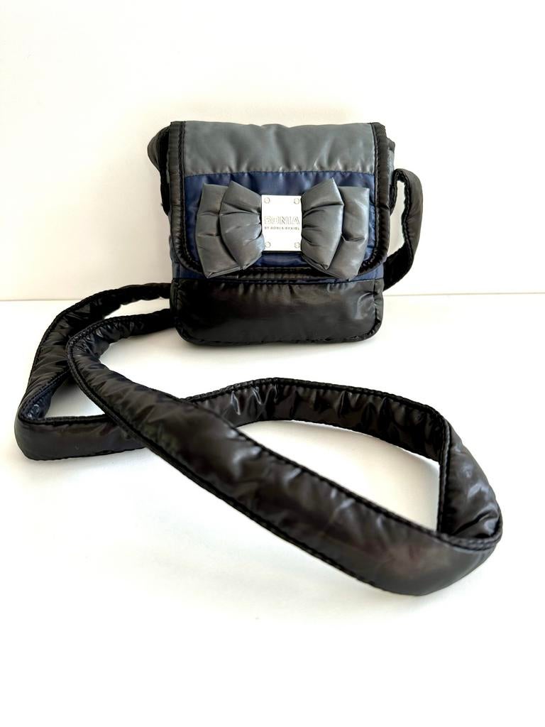 Zwart/grijs/blauw Sonia Rykiel Schoudertasje, Sieraden, Tassen en Uiterlijk, Ophalen of Verzenden, Zo goed als nieuw, Zwart, Schoudertasje