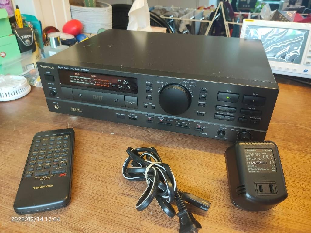 Technics SV-DA10 DAT + afstandsbediening, Ophalen of Verzenden, Enkel, Overige merken, Tiptoetsen
