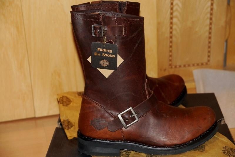 Prachtige Harley Davidson Laarzen maat 45 Nieuw van €289,-, Ophalen of Verzenden, Nieuw, Bruin, Boots