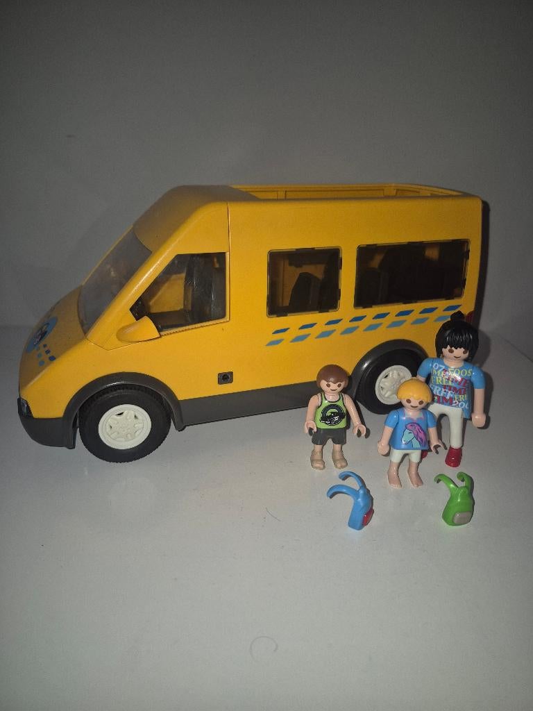 playmobil schoolbus, Ophalen of Verzenden, Gebruikt, Complete set
