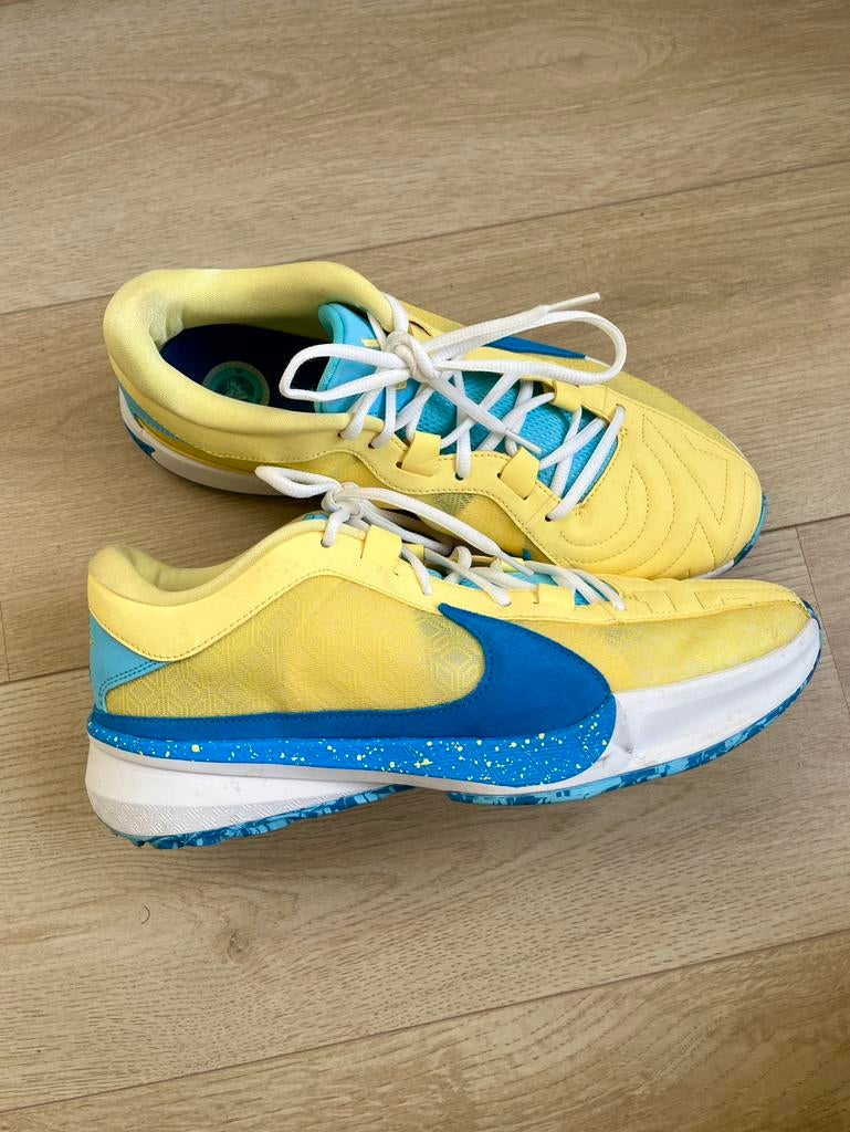 Sneakers Nike Zoom Freak 5, EU 45, Geel/Blauw, Kleding | Heren, Schoenen, Blauw, Sportschoenen, Nike, Ophalen of Verzenden