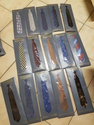 Partij nieuwe stropdassen veel soorten - Departijwinkel, Ophalen, Nieuw, Overige kleuren, Met patroon