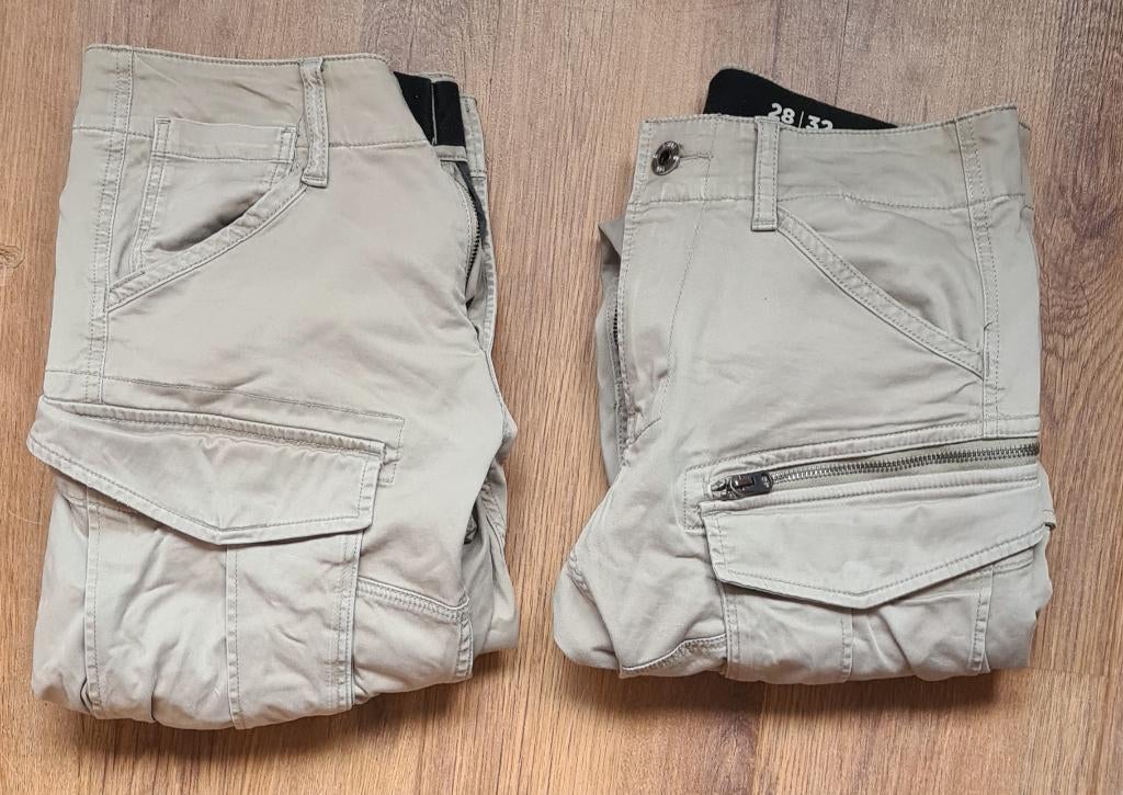 G-star raw cargobroek, Ophalen, Beige, G STAR, Gedragen