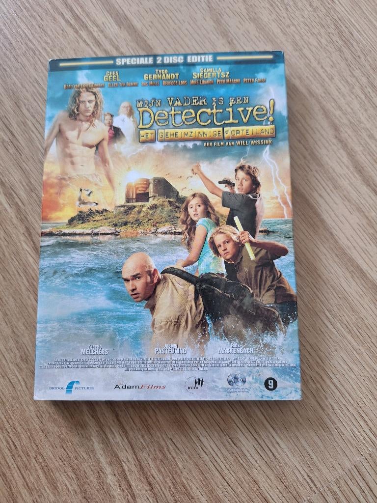 Dvd: Mijn vader is een detective, Avontuur, Gebruikt, Vanaf 9 jaar, Ophalen of Verzenden