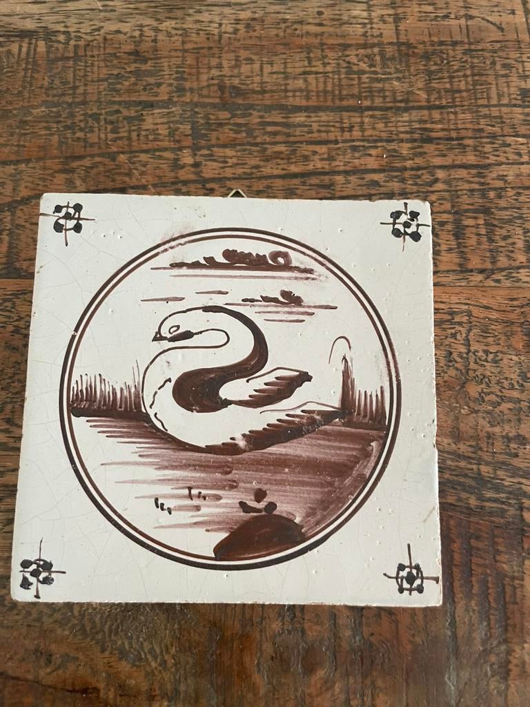 Erg oud tegeltje, Antiek en Kunst, Ophalen of Verzenden