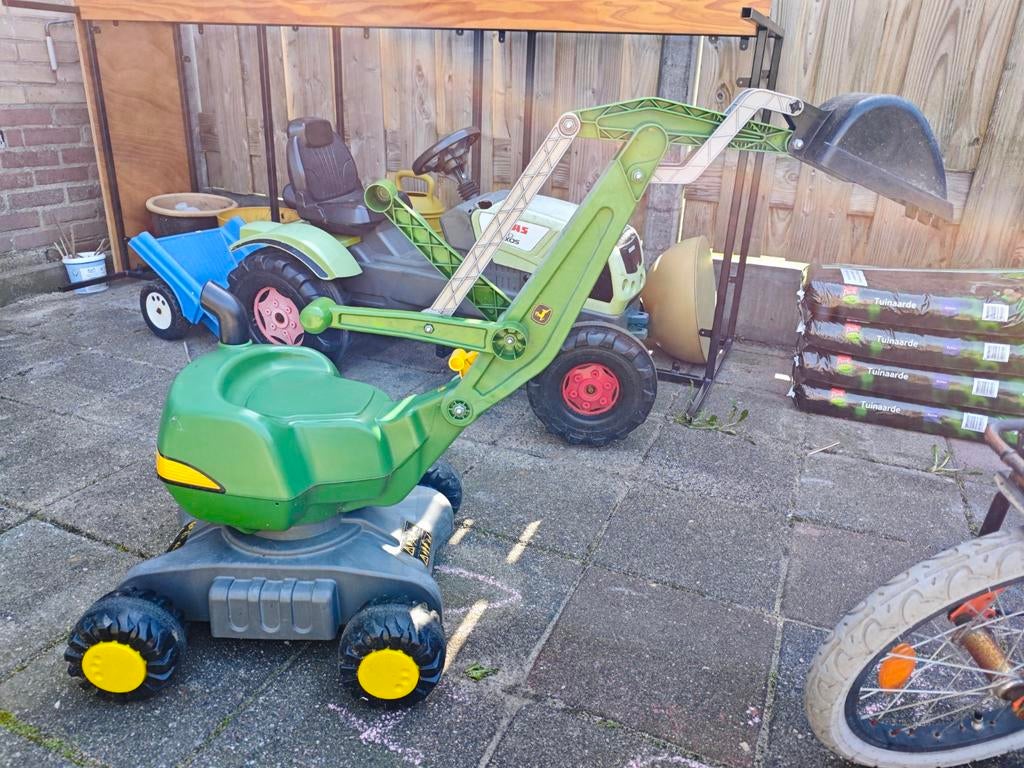 Rolly Toys Graafmachine - John Deere, Ophalen, Zo goed als nieuw, Overige merken