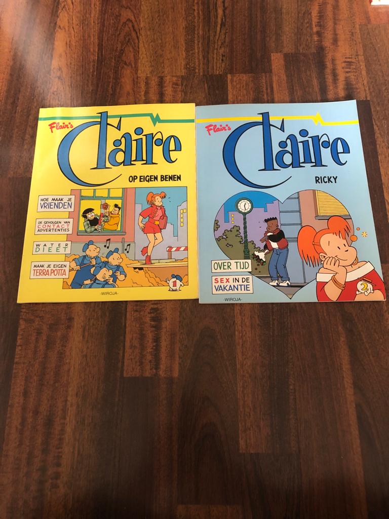 Claire, Eén stripboek, Ophalen of Verzenden, Gelezen