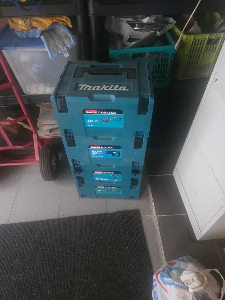 Makita koffers, Ophalen of Verzenden, Gebruikt