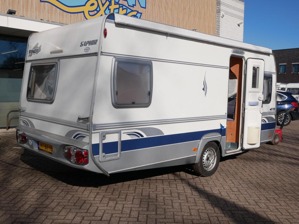 Fendt Saphir 470 TF Fietsenrek en zakluifel, Caravans en Kamperen, Niet ingevuld, Rondzit, Niet ingevuld, Overige typen