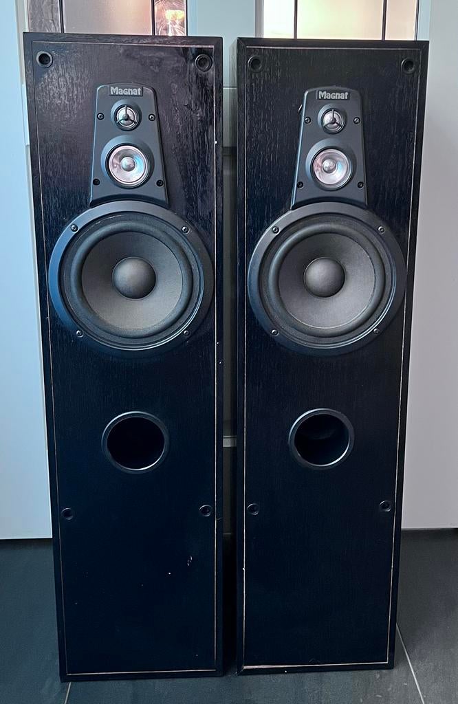 Twee luidsprekers van Magnat, Ophalen, Gebruikt, Magnat, 120 watt of meer