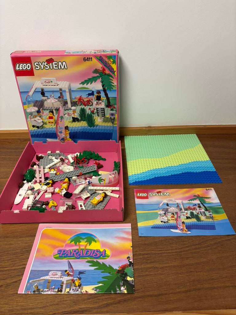 Lego system paradisa 6411 - Surfside Café, Kinderen en Baby's, Speelgoed | Duplo en Lego, Ophalen of Verzenden, Zo goed als nieuw