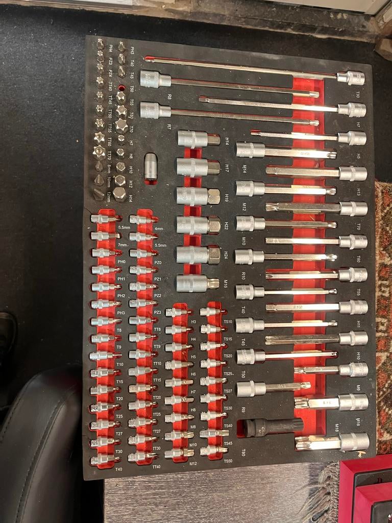 Uitgebreide gereedschapset - Zo goed als nieuw, Ophalen of Verzenden, Zo goed als nieuw