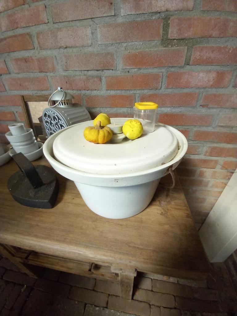 Vintage porseleinen luier pot, Ophalen of Verzenden