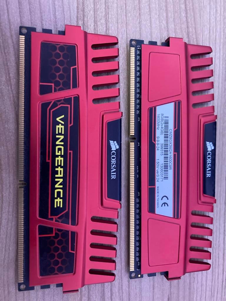 Corsair Vengeance 8GB (2x4GB) DDR3 RAM 1600MHz, Computers en Software, RAM geheugen, Server, 8 GB, DDR3, Ophalen of Verzenden