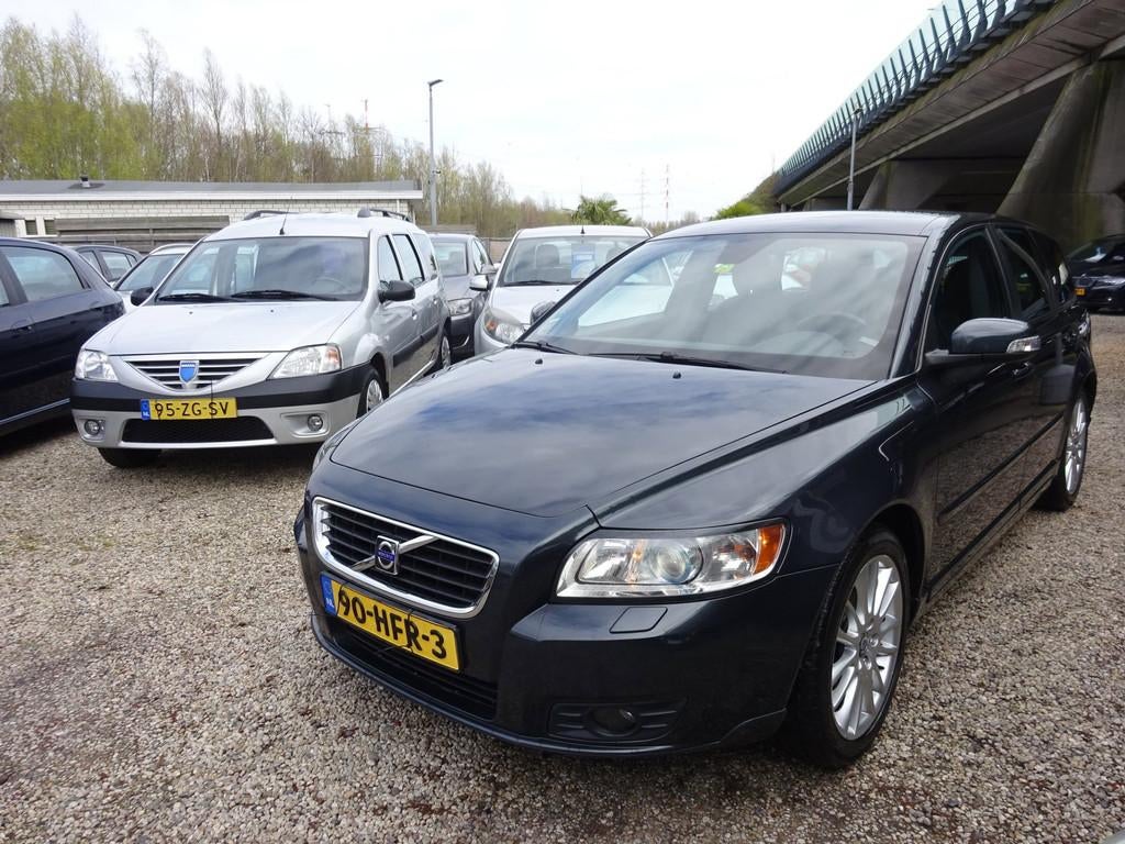 Volvo V50 2.0D Edition II, Airco, Cruise C, Apk 18-03-2027, Auto's, Volvo, Voorwielaandrijving, 136 pk, Gebruikt, Zwart