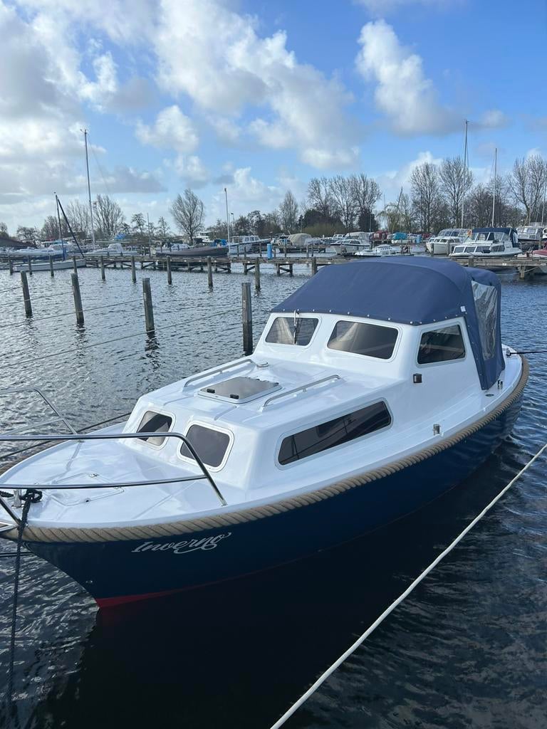 Zeer mooie complete Mare 730 Kajuitsloep Cabinsloep, Ophalen, Gebruikt, Diesel, Polyester