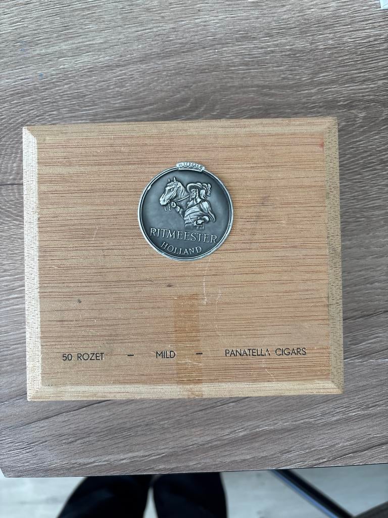 Originele Ritmeester sigarendoos, Verzamelen, Blikken, Ophalen of Verzenden, Gebruikt, Overige, Overige merken
