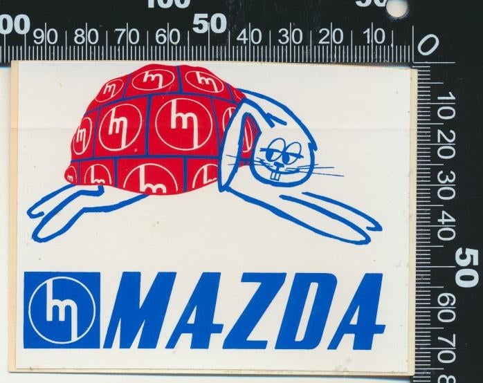 Sticker: Mazda (2), Ophalen of Verzenden, Zo goed als nieuw, Auto of Motor
