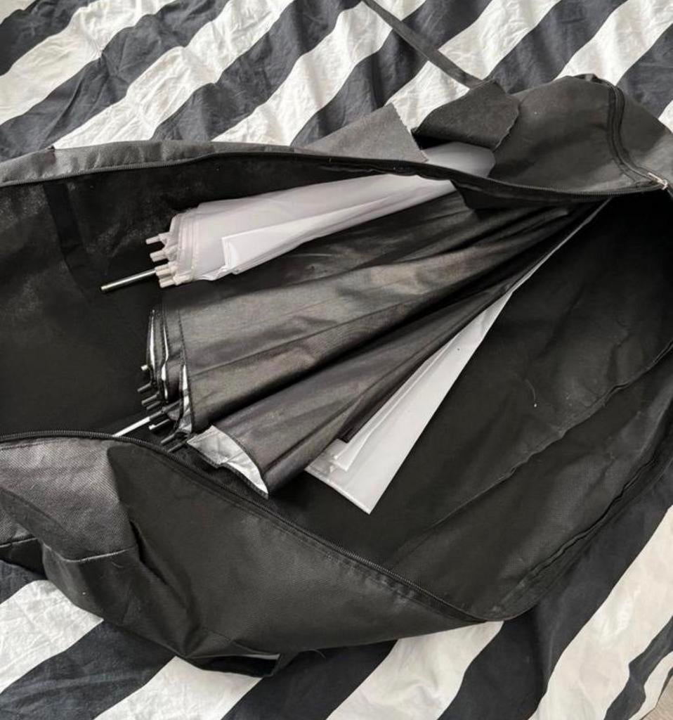 Complete Fotostudio Set met Lampen en Statieven, Ophalen, Gebruikt, Complete fotostudio