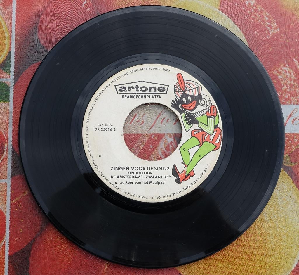 kinderkoor de Amsterdamse zwaantjes - zingen voor de sint (2, Gebruikt, 7 inch, Single, Ophalen of Verzenden