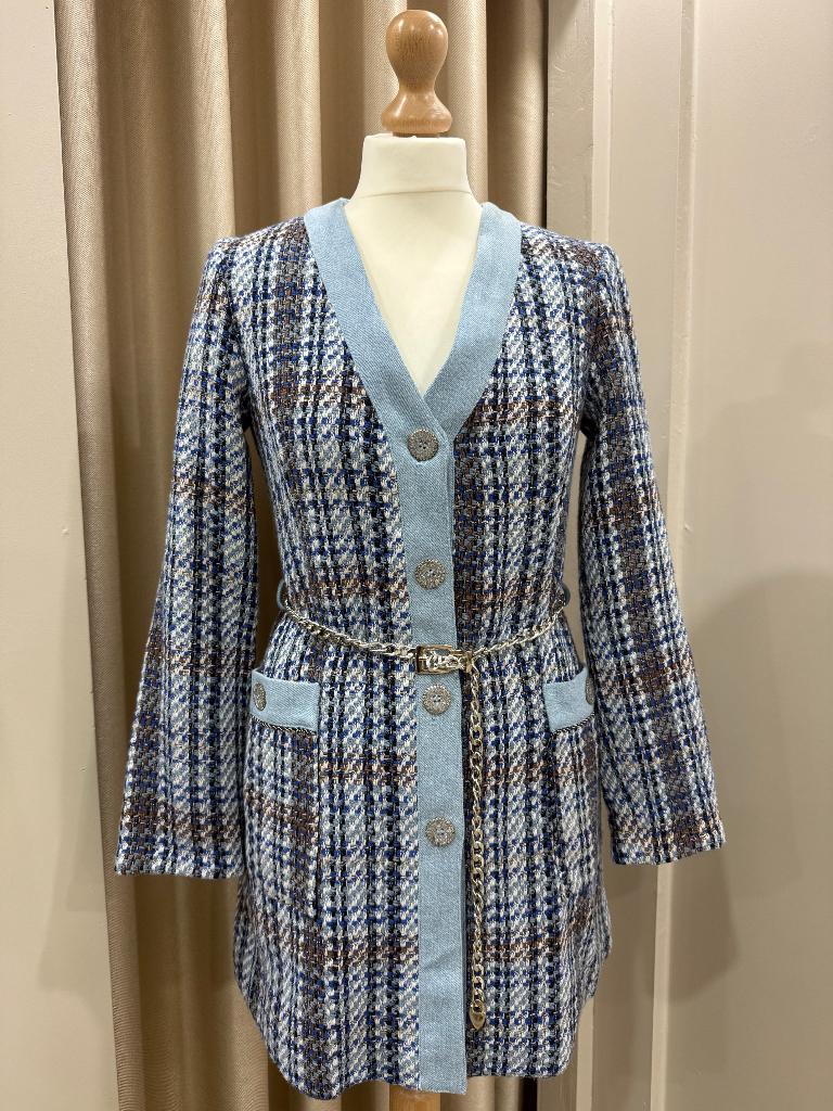 Blauwe tweed blazer Zara maat XS nieuw zonder prijskaartje, Kleding | Dames, Blauw, Zara, Nieuw, Ophalen of Verzenden