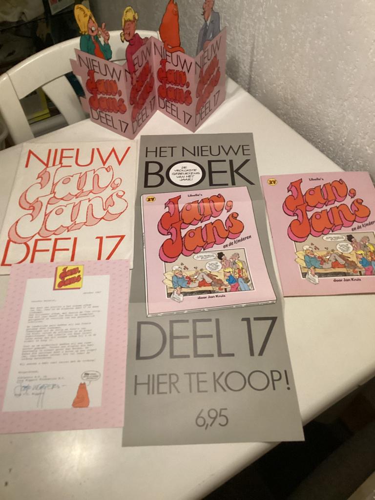 Winkeliersuitgave deel 17 Jan, Jans en de kinderen, Verzamelen, Verzenden, Overige figuren, Nieuw, Overige typen
